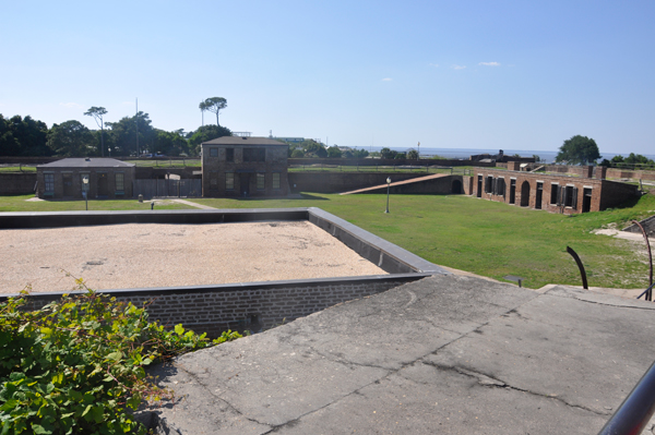 lookout at Fort Gaines